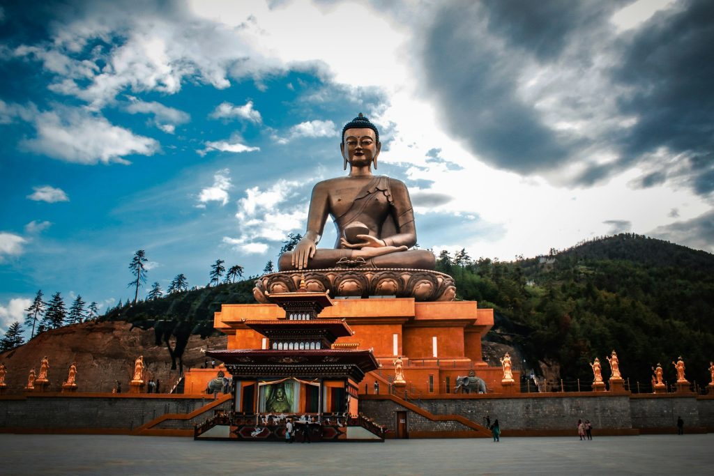 Buddha Dordenma statue above Thimphu