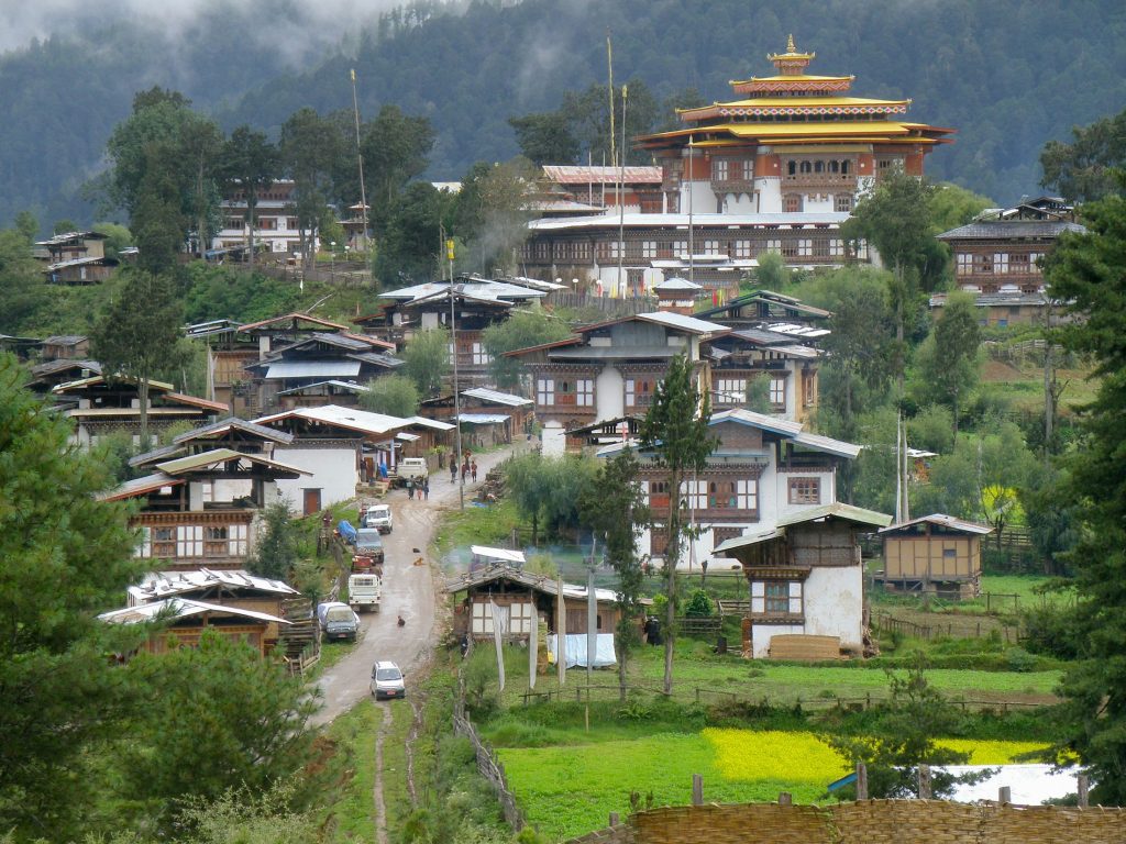Gangtey Goemba above the Phobjikha valley